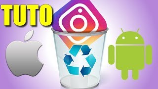 TUTO  Supprimer Définitivement un Compte Instagram sur son iPhoneAndroid [upl. by Enrika823]