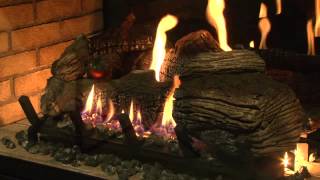 Lopi 864ST GS2 Gas Fireplace  Burning Footage [upl. by Zakaria551]