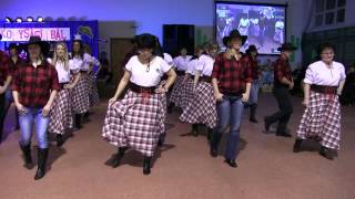 Bál 2015 Téglás  09 műsor  Pedagógusok tánca  country [upl. by Staal]