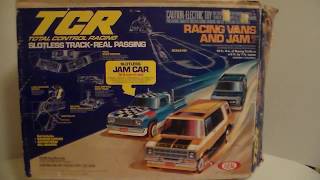 TCR Jammin Vans slot car track [upl. by Annatnas981]