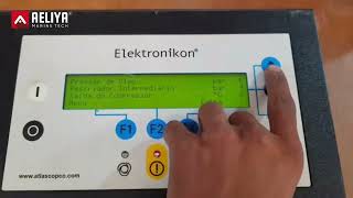 How to Use the Atlas Copco 1900 0710 32 Elektronikon Compressor Controller Tutorial [upl. by Nathanael553]