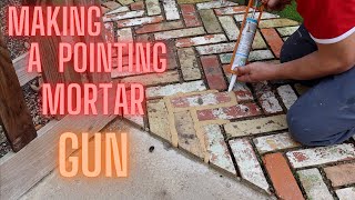 diy pointing mortar gun for repointing brickwork [upl. by Cody186]