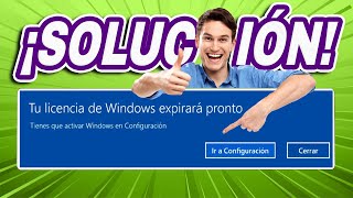 Tu LICENCIA de Windows EXPIRARÁ pronto 202220232024 SOLUCIÓN FÁCIL SIN PROGRAMAS Windows 10 PRO [upl. by Nymzaj]