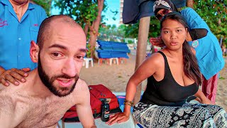 Beach MASSAGE with Thai Date  Pattaya 🏖️ 🇹🇭 [upl. by Farmer48]