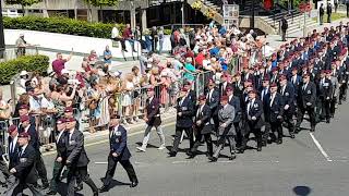 Aldershot Airborne Forces Day and the unveiling of our Paratrooper statue Saturday 6th July 2019 [upl. by Dohsar]