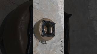 How to make a clay stove chulha  primitive technology simple mud stove mitti chulha chulha [upl. by Annaik]