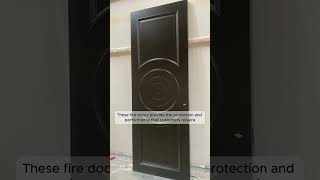 Yohome en fd45 wooden fire door shorts doors interiordesign firedoor youtube home [upl. by Enelaehs77]