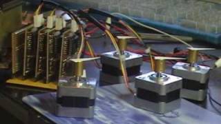 stepper motor controller system for my hexapod marvin [upl. by Woodring]