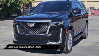 2022 Cadillac Escalade Sport Utility Premium Luxury Albany [upl. by Neelyhtak]