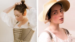 Getting dressed in the 18th century  working woman [upl. by Chainey]