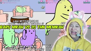 REACT ANIMASI TEKOTOK  DRAMA SUAMI ISTRI [upl. by Aleahcim]