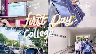 a day in in my life  hari pertama kuliah offline di semester 2 [upl. by Leilamag]