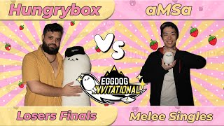 Hungrybox Jigglypuff vs aMSa Yoshi Eggdog Invitational 2024  Melee Singles Losers Finals [upl. by Fevre]