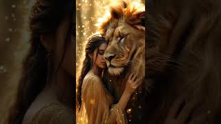 Enchanted realmA Tale of majesty✨👸lioncuteanimals shortsviral ytshortslovelions [upl. by Pattison]