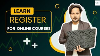 Online Course Register Kaise Kare  How To Register For Online Courses [upl. by Clarice]