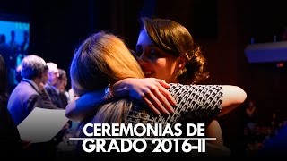 Ceremonias de grado 2016II [upl. by Clarie]