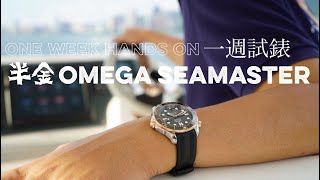 一週試錶2018 OMEGA SEAMASTER 300米潛水錶 [upl. by Vel]