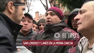 San Lorenzo vs Lanús en River Informe de Ciccioli para Telenoche [upl. by Priscella175]