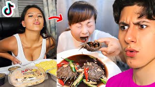 TIKTOK has the WEIRDEST MUKBANGS [upl. by Irv]