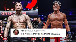 FIGHTERS REACT TO NIEKY HOLZKEN KNOCKOUT YOSHIHIRO AKIYAMA  ONE 165 HOLZKEN VS AKIYAMA REACTION [upl. by Araht]