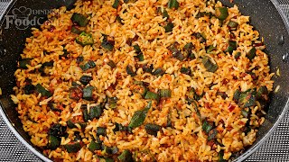 Vendakkai Sadam Ladys Finger Rice Bhindi Rice Lunchbox Recipe [upl. by Noemis]