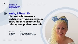 2 webinar quotKadry i Płace 10 pierwszych kroków quot [upl. by Iadahs841]