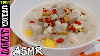 ASMR Yummy Food Cooking  DESSERT  Job’s tears with coconut milk RECIPE  AomyWorldTUBE  YUMMY ❤ [upl. by Dyna997]