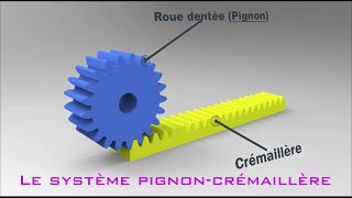 Pignoncrémaillère  rack and pinion [upl. by Dalenna235]