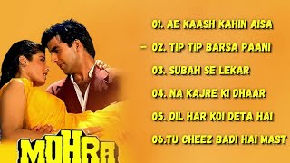 Mohra Movie All Songs Akshay Kumar amp Raveena Tandon  Old Hindi Bollywood songs [upl. by Ty]