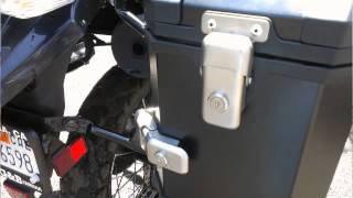 SW Motech TraX ® EVO ALUBOXES Install and Review on to KLR 650 with Billy Carmen [upl. by Nyltiac]