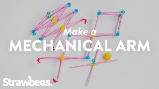 Make a Mechanical Arm by Strawbees [upl. by Rinaldo235]