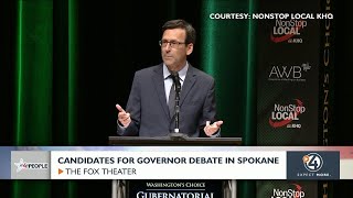 Candidates for governor debate in Spokane [upl. by Aleicarg]