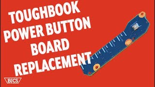 How To Replace a Panasonic Toughbook CF54 Power Button Board [upl. by Erlin431]