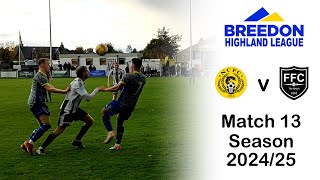 Nairn County v Fraserburgh  Breedon Highland League  Match 13 of Season 202425 [upl. by Sset]