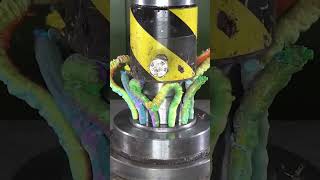 Crushing Candy Eye With Hydraulic Press 🤤 shorts hydraulicpress candycrush viral [upl. by Ennail]