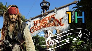 1 HOUR of Yo Ho A pirates life for me  Disneylands Pirates of the Caribbean [upl. by Eenoj]