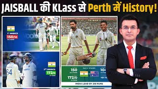 IND vs AUS KL Rahul amp Yashasvi Jaiswals record breaking 172run partnership in Perth Test [upl. by Arie]