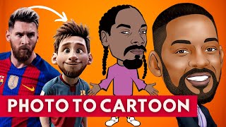 How To Cartoonize A Picture  AI Image to Cartoon or 3D Animation Pixar Style [upl. by Richarda105]