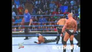 Rey Mysterio e Edge vs Brock Lesnar e Tajiri 10102002 [upl. by Gehman716]