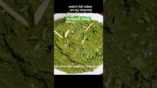 broccoli and spinach saagSaag Recipebroccoliandspinach recipesshortsfeedyoutubefoodshorts [upl. by Namyw]