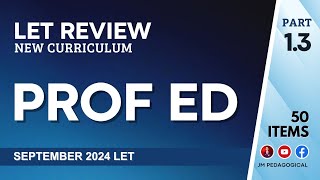 Professional Education Part 13 Let Review 50 Items  March 2025 LET [upl. by Lecroy]