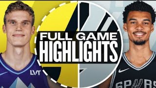 JAZZ at SPURS  FULL GAME HIGHLIGHTS  November 9 2024 [upl. by Nnylatsyrk923]