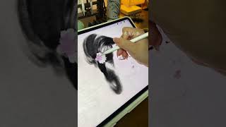 Drawing on a tablet is really easy 🎨✨ painting digitalart [upl. by Skier]