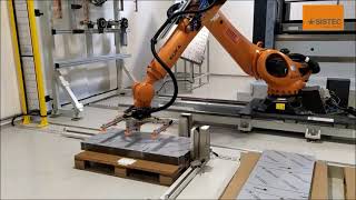 SISTEMA DI PIEGATURA ROBOTIZZATO  ROBOTIC BENDING SYSTEM [upl. by Adnauqahs]