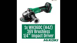 🛠️🔧 Introducing the HiKOKI 36V Brushless  4 Piece Combo Pack KC36D4A3HRZ🔥✨ [upl. by Serle]