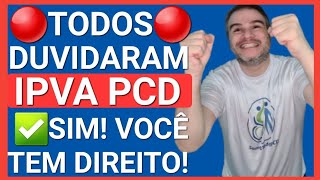 JÁ PODE COMEMORAR ISENÇÃO DE IPVA PCD P MONOCULAR E AUDITIVO [upl. by Seftton]