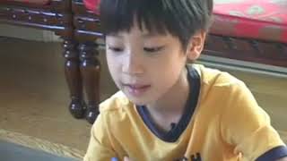 KANG TAEHYUN SPEAK ENGLISH 2  CHILDHOOD VIDEO [upl. by Oleg164]