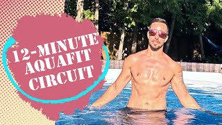 Low Impact Aquafit A 12Minute Circuit Routine [upl. by Brock]