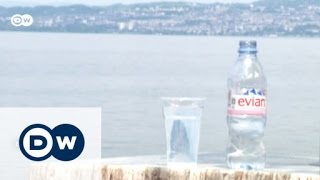 World famous water in Evian France  Euromaxx [upl. by Sikras]