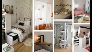 7 IDEAS FENOMENALES PARA AHORRAR ESPACIO EN HABITACIONES PEQUEÑAS [upl. by Acissev513]